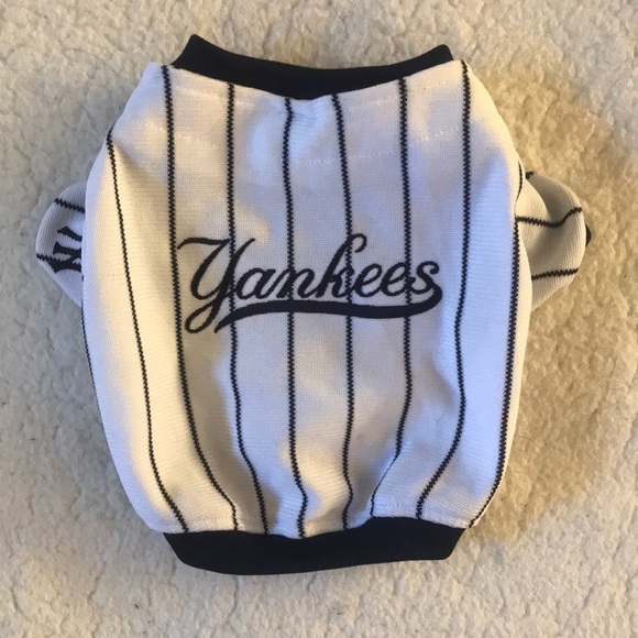 MLB Other - 🎉HP🎉 | MLB | Genuine New York Yankee Striped Pet / Dog Baseball Jersey Size XS